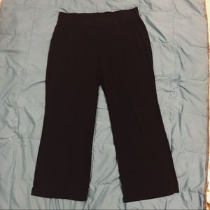 Wide leg black pants